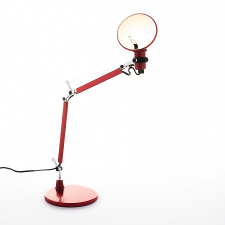Artemide - Tolomeo Micro da Tavolo Rosso Anodizzato